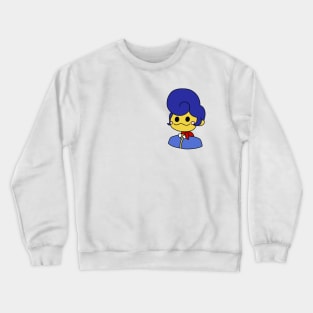 cute wally darling chibi face Crewneck Sweatshirt